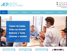 Tablet Screenshot of centroestudiosatp.com